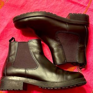Everlane The Modern Chelsea Boot Size 8 Black Leather Davos Gomma Made In Italy